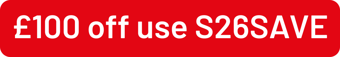 Value 100 off s26save