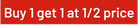 Value b1g1 half