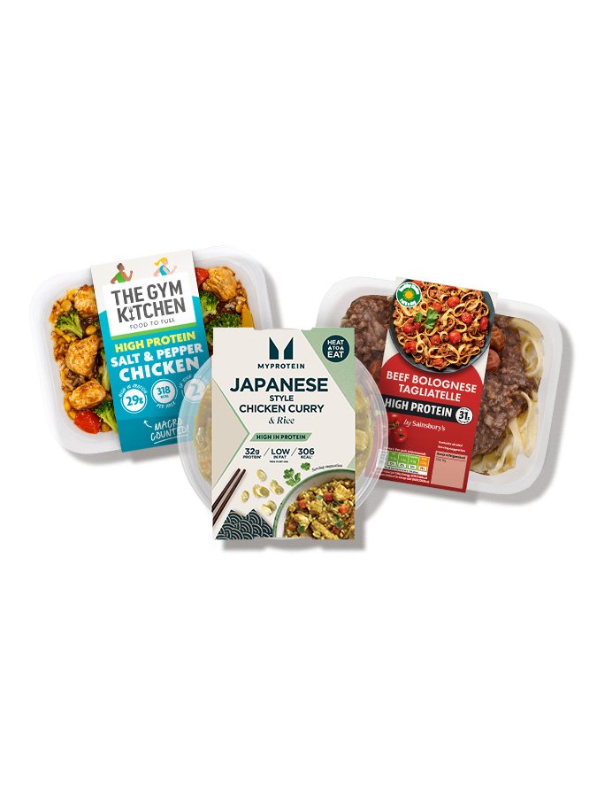 High protein ready meals.