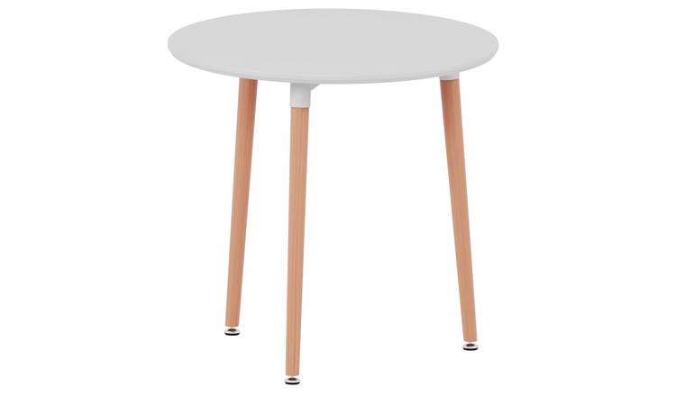 Vida Designs Batley 3 Seater Round Dining Table - White