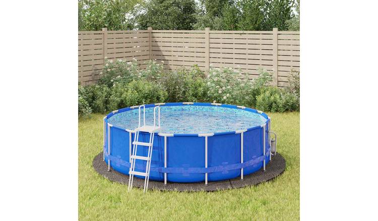 Walplus 400 g/m2 Polyester Pool Ground Cloth - Light Grey - 396 cm