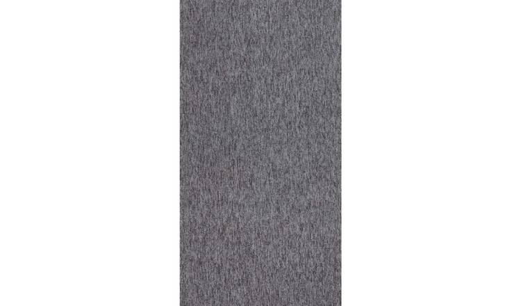The Rugs Grey Flex Solid Rug - 60 x 110cm
