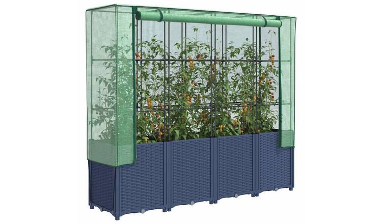 Walplus Iron Raised Garden Bed V2 - 160 x 40 x 153 cm