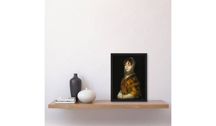 Francisco Goya Senora Sabasa Garcia Portrait Framed Art Print - A4