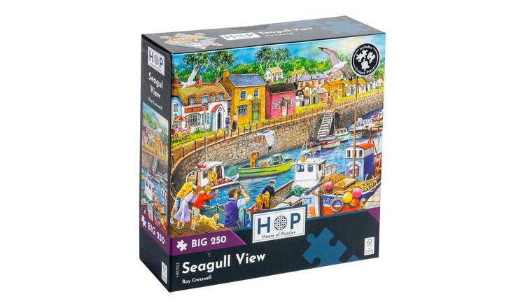 The House of Puzzles Seagull View BIG 250 Piece Jigsaw Puzzle