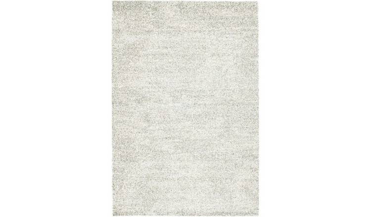 Mega Flooring Silver Plain Plain Rug - 67 x 140cm