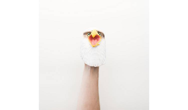 Wild Thingz Hand Puppet Soft Toy - White Eagle