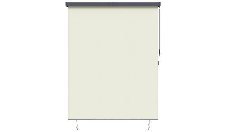 Walplus Polyester Roller Blind - Cream - 200 x 250 cm
