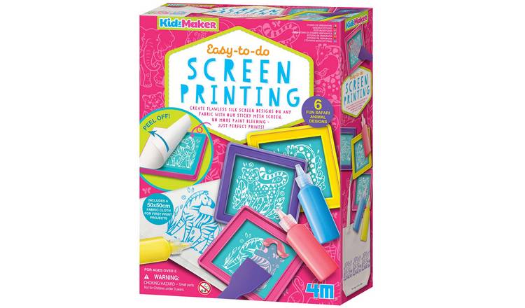 4M KidzMaker Easy-to-do Screen Printing - 5 Years +