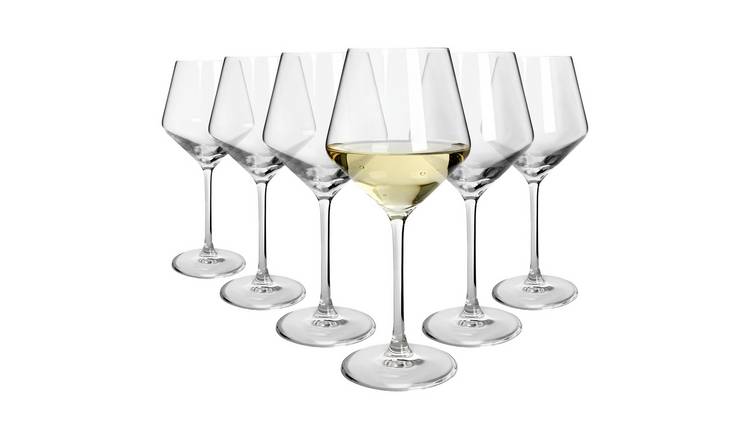 Argon Tableware Soho Crystal White Wine Glasses -  Pack of 6