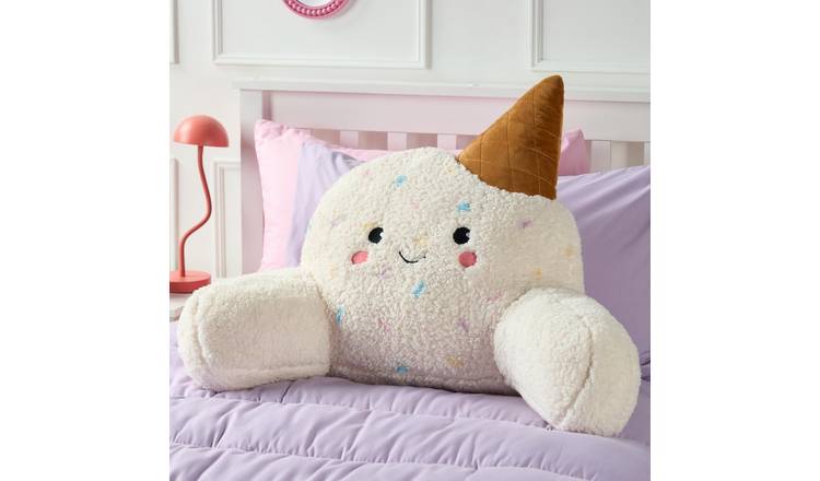 OHS Scoops The Ice Cream Cuddle Cushion - Brown