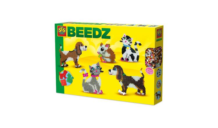 SES Creative Iron On Beads Pets Craft Set - Age 5+