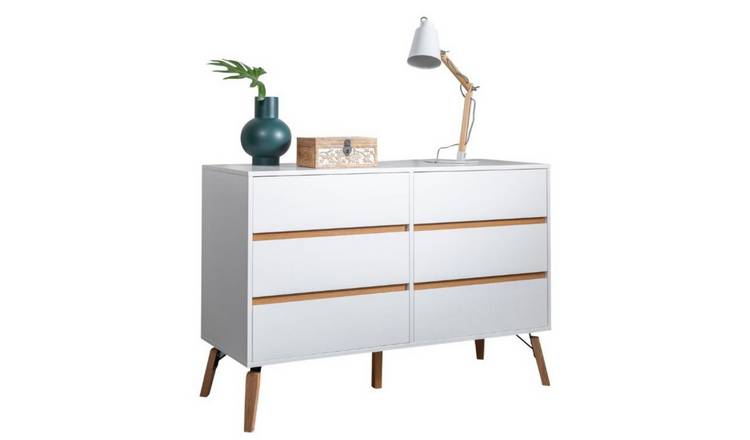Noa & Nani Otto 6 Drawer Chest Of Drawers - White