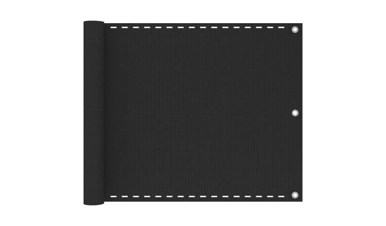 Walplus HDPE Balcony Screen - Anthracite - 75 x 600 cm