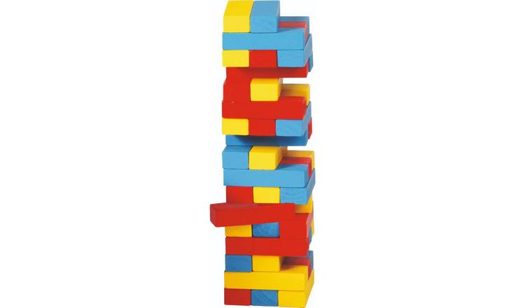 Goki Tumbling Tower 45 Piece Building Block Set