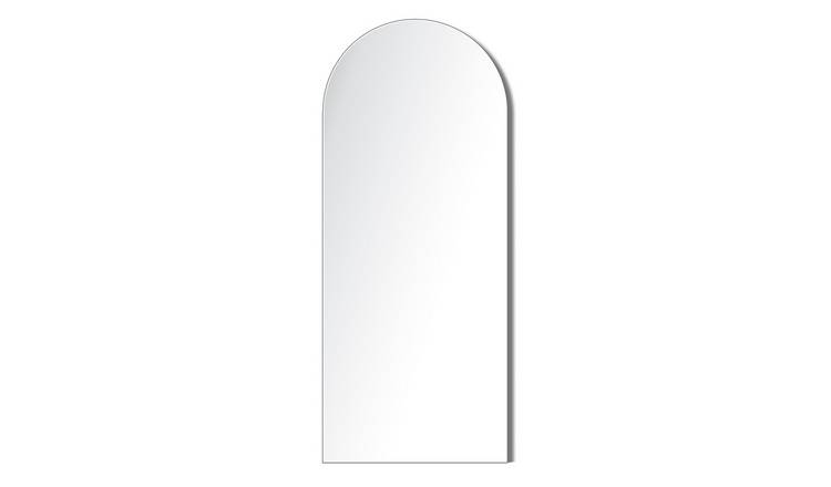 HomeGardenDirect Albano Large Frameless Arched Full Length Mirror - 179x80cm