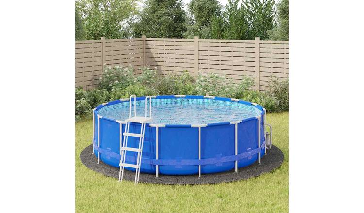 Walplus 400 g/m2 Polyester Pool Ground Cloth - Light Grey - 500 cm