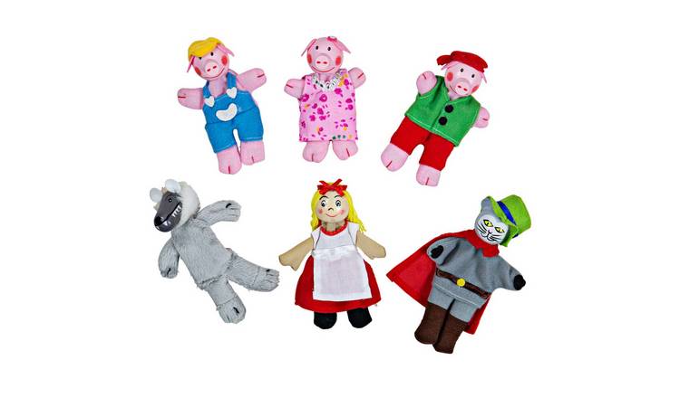 Bigjigs Toys Red Riding Hood Finger Puppets - 3 Years +