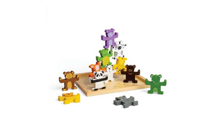 Bigjigs Toys Wild Wooden Stacker - 12 Months +