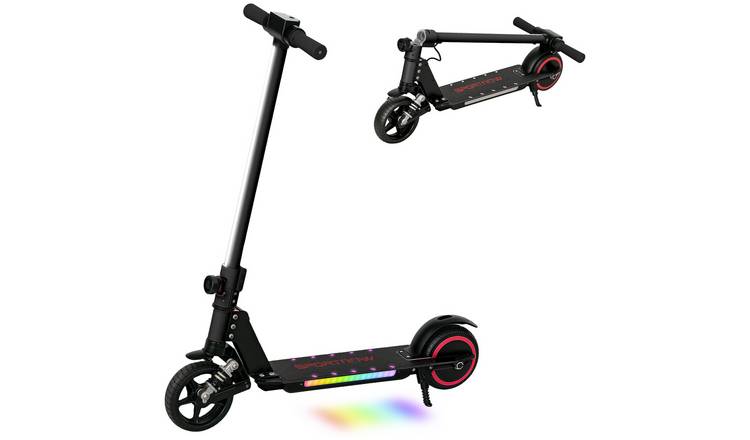 SPORTNOW 6-14 Years 14 km per Hour Foldable Dual Brake Electric Scooter – Black