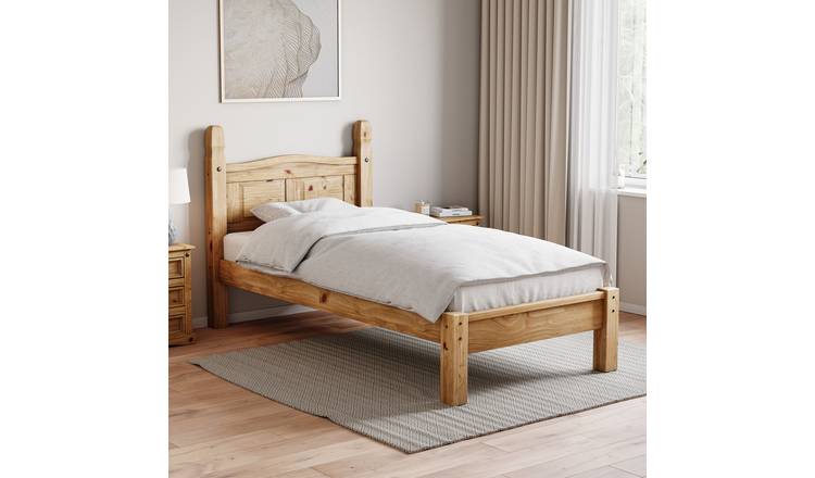 Vida Designs Corona Single Low Foot Bed End - Pine