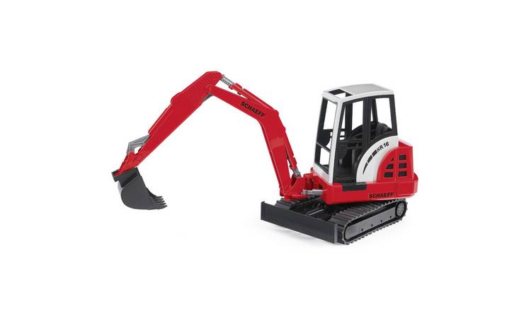 Bruder 1:16 Schaeff HR16 Mini Excavator - Red