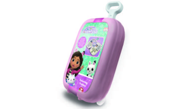 Gabby’s Dollhouse Trolley by Multiprint – Kids Travel & Activity Case