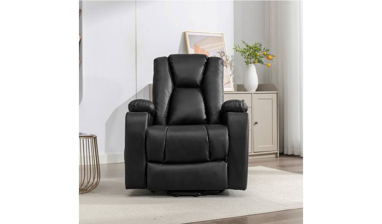 Artemis Home Hartville Electric Lift Assist Massage Heat Recliner - Black