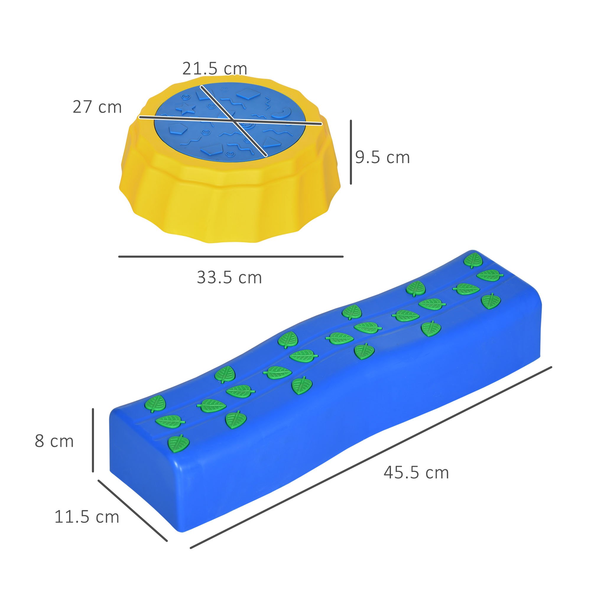 Outsunny 5 Piece NonSlip Outdoor Indoor Stepping Stones - Image 2