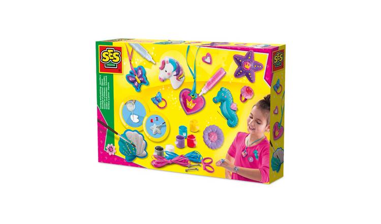 SES Creative Jewellery Casting and Painting Craft Set - Age 5+