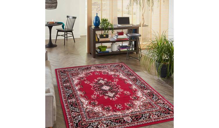 DS Living Classic Traditional Rug - Red - 110x60cm