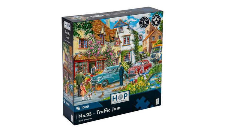The House of Puzzles No.25 - Traffic Jam 1000 Piece Jigsaw Puzzle