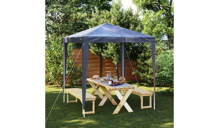 Walplus 2 x 2 m Garden Party Tent - Blue