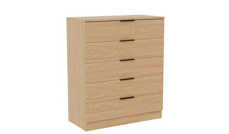 Vida Designs Trega 5 Drawer Chest - Pine