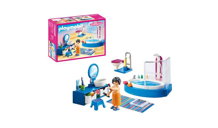 Playmobil Dollhouse Bathroom with Tub