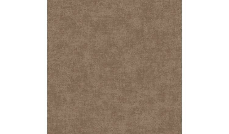 Grandeco Alba Plaster Plain Textured Wallpaper - Brown