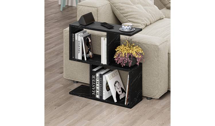 Decortie Homemania Z-Shape Side Table - Black Gloss
