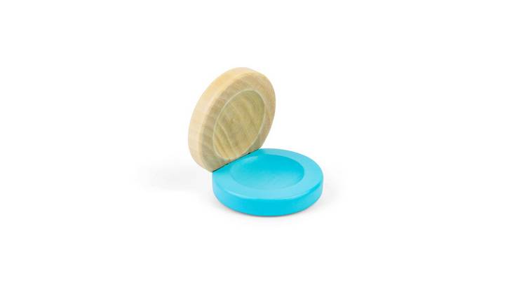 Bigjigs Toys Castanets (One Pair - Blue) - 12 Months +