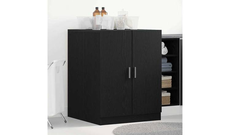 Walplus Washing Machine Cabinet - Black Oak - 70.5 x 71.5 x 91.5 cm