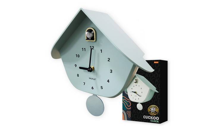 Walplus Pastel Cuckoo Wall Clock - Minty Green