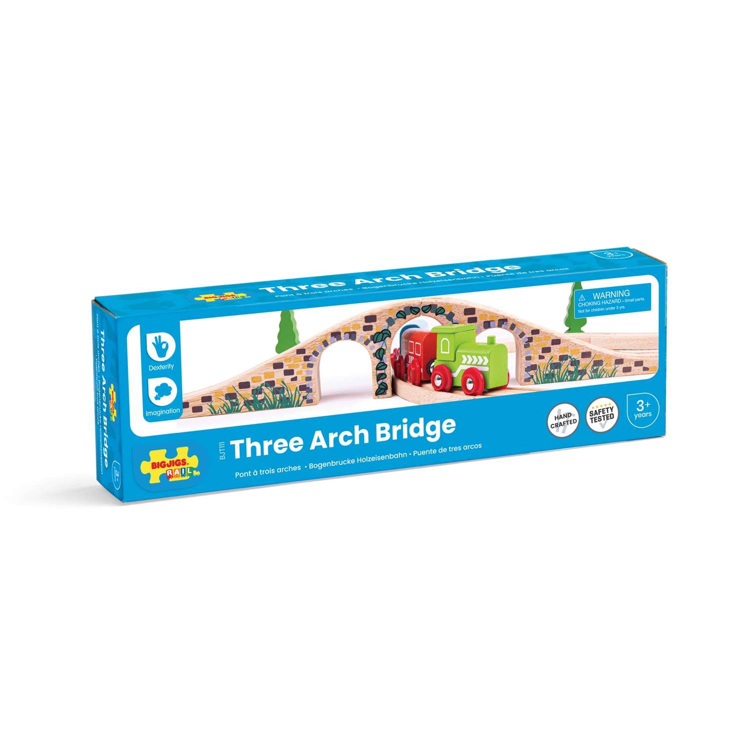 Bigjigs Houten Rails - Spoorwegviaduct, 3dlg. - acheter sur