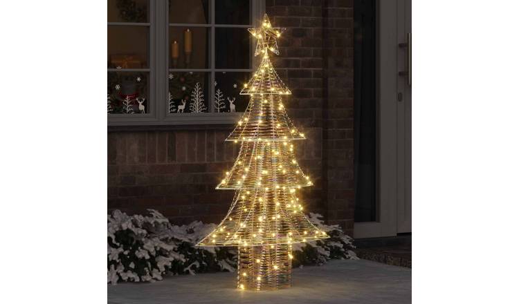 Walpluss PET Artificial Christmas Tree - Warm White - 85 x 25 x 150 cm