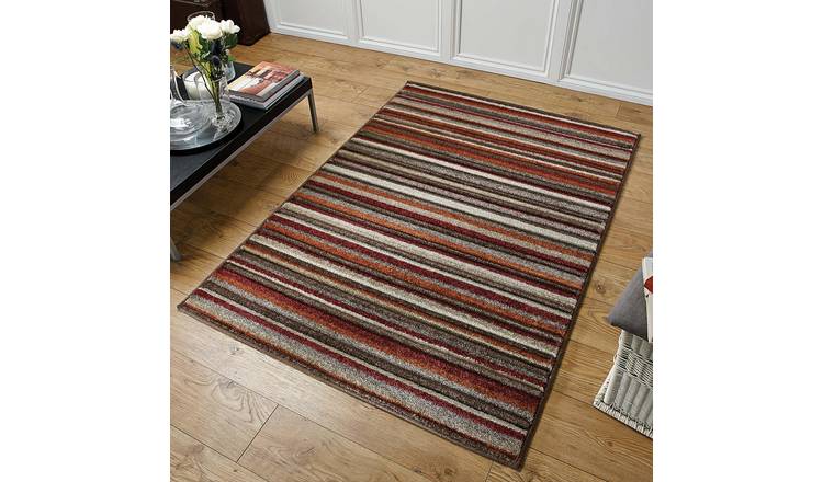 Mega Flooring Multi Modern Striped Rug - 60 x 230cm