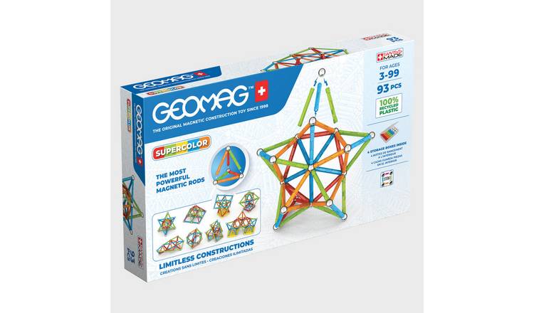 Geomag Supercolor 93 Piece Magnetic Panel Construction Set