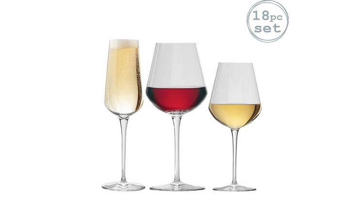 Bormioli Rocco 18 Piece Inalto Uno Large Stemware Set