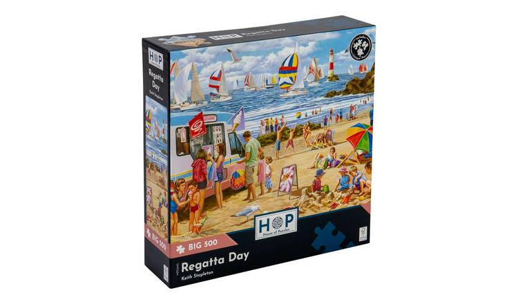 The House of Puzzles Regatta Day BIG 500 Piece Jigsaw Puzzle
