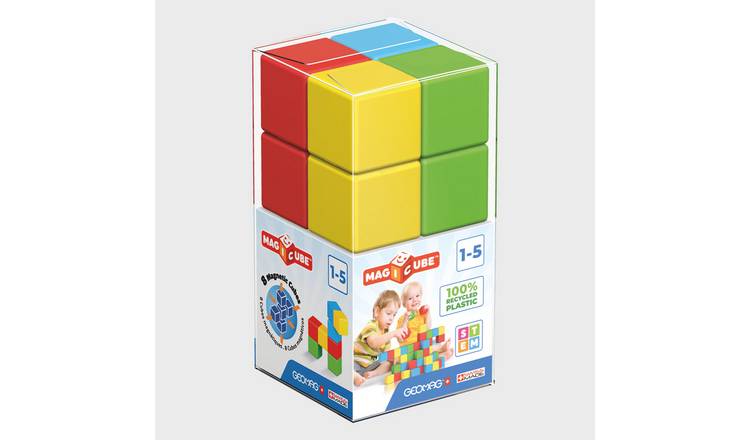 Geomag Magicube Green Line 8 Piece Magnetic Cube Set
