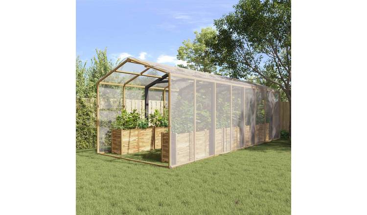 Walplus Bordered PE Plant Cover - Transparent - 800 x 1000 cm