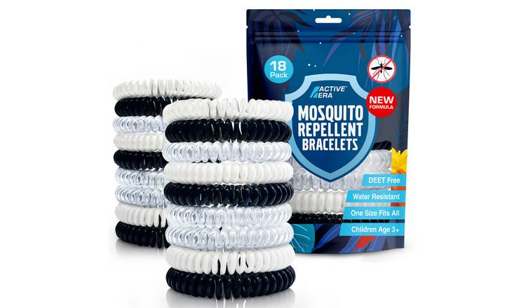 Active Era Mosquito Repellent Bands 18 Pack - Clear