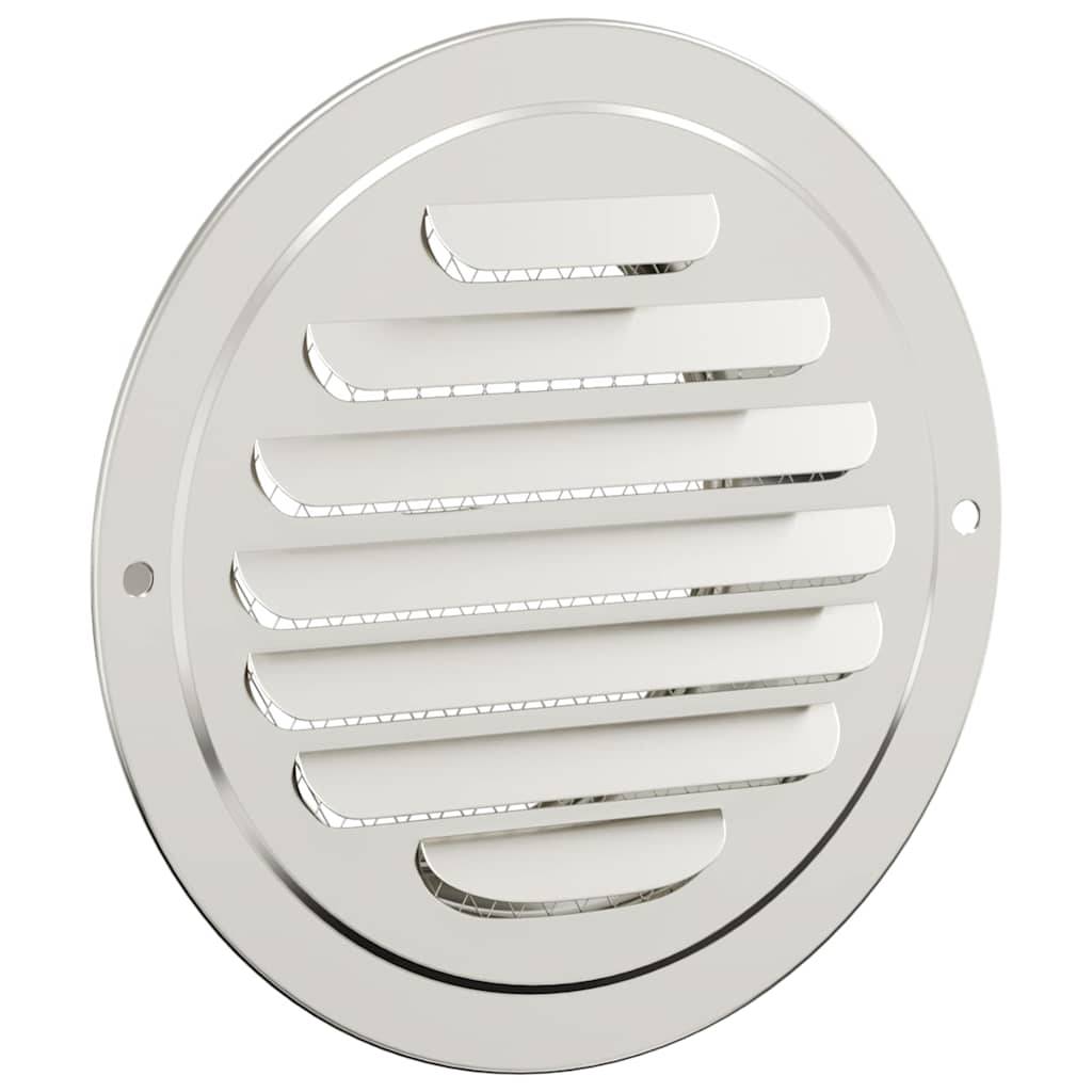Walplus Pack of 4 100 mm Steel Air Vent Covers - Silver - 14 x 14 x 4 cm - Image 4